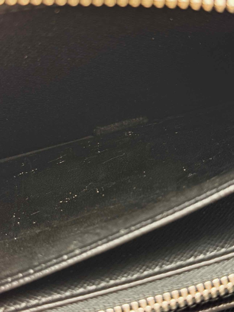 Pre - loved LOUIS VUITTON Black Continental Wallet at Reems Closet