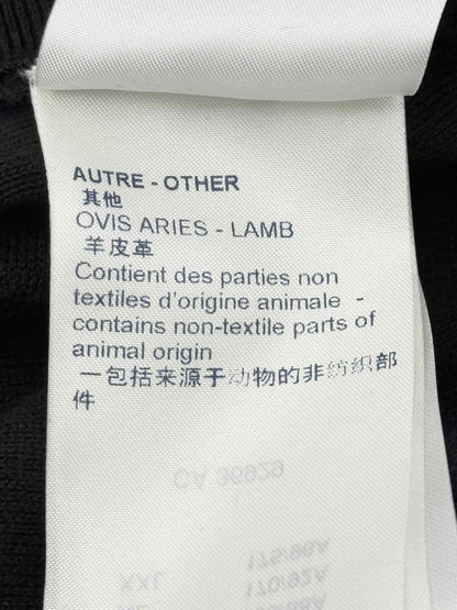 Pre - loved LOUIS VUITTON Black Logo Patch Size US 2 Cardigan at Reems Closet