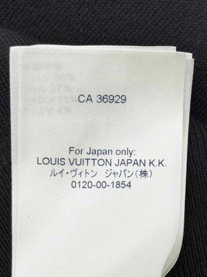 Pre - loved LOUIS VUITTON Black Logo Patch Size US 2 Cardigan at Reems Closet