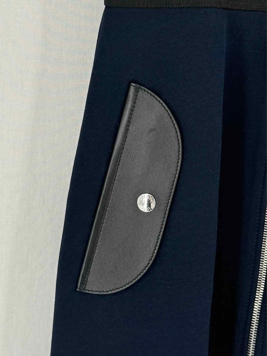 Pre - loved LOUIS VUITTON Black & Navy Blue Size Small Short Dress at Reems Closet