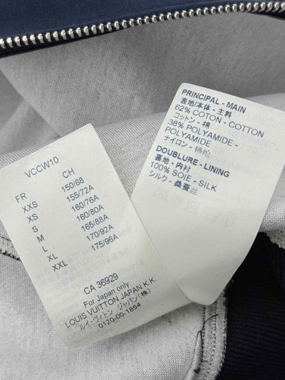 Pre - loved LOUIS VUITTON Black & Navy Blue Size Small Short Dress at Reems Closet