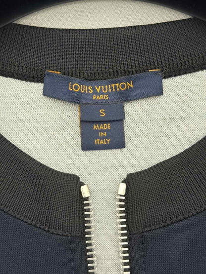 Pre - loved LOUIS VUITTON Black & Navy Blue Size Small Short Dress at Reems Closet