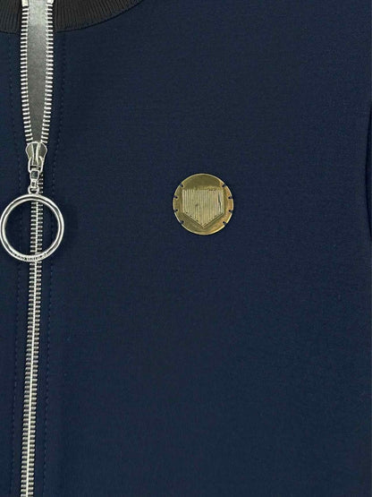 Pre - loved LOUIS VUITTON Black & Navy Blue Size Small Short Dress at Reems Closet