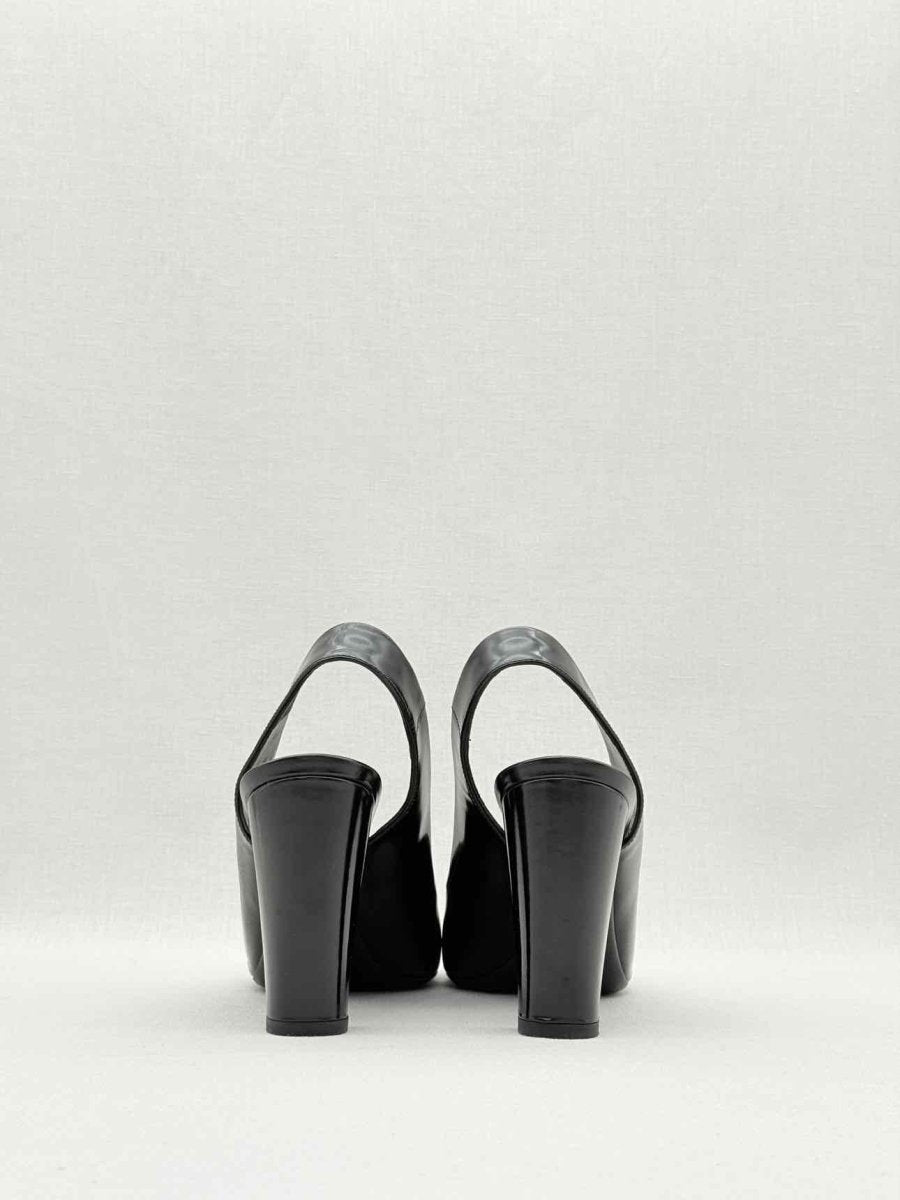 Pre - loved LOUIS VUITTON Black Size EU 39 Slingbacks at Reems Closet