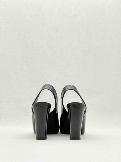Pre - loved LOUIS VUITTON Black Size EU 39 Slingbacks at Reems Closet