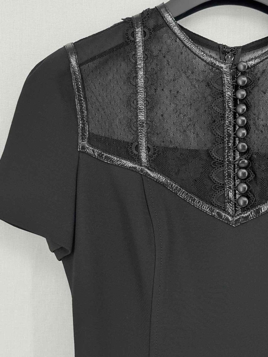 Pre - loved LOUIS VUITTON Black Size US 2 Short Dress at Reems Closet