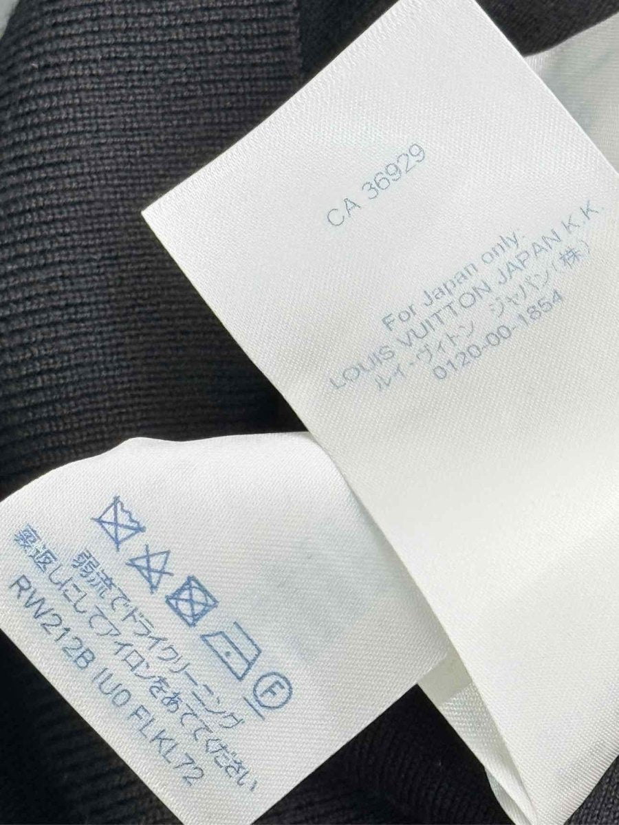 Pre - loved LOUIS VUITTON Black w/ Yellow Size XSmall Sweater at Reems Closet