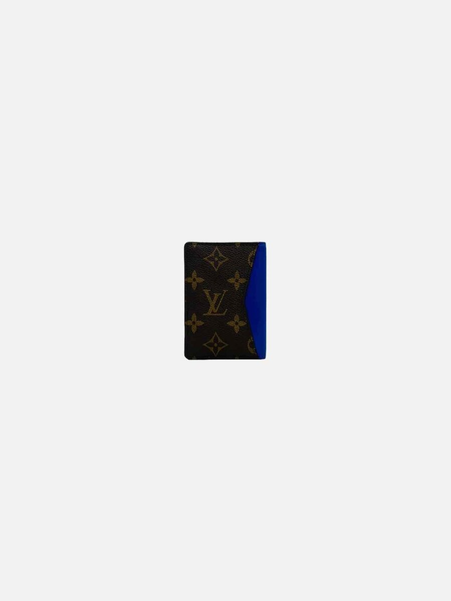 Pre - loved LOUIS VUITTON Blue Monogram Men's Pocket Organizer at Reems Closet