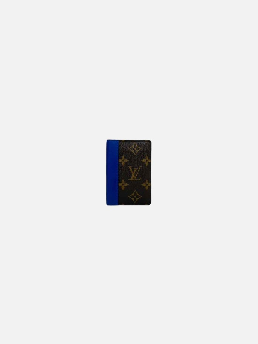 Pre - loved LOUIS VUITTON Blue Monogram Men's Pocket Organizer at Reems Closet