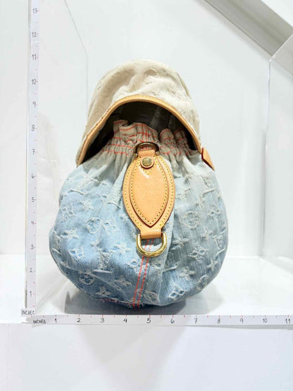 Pre - loved LOUIS VUITTON Blue Multicolor Monogram Shoulder Bag at Reems Closet