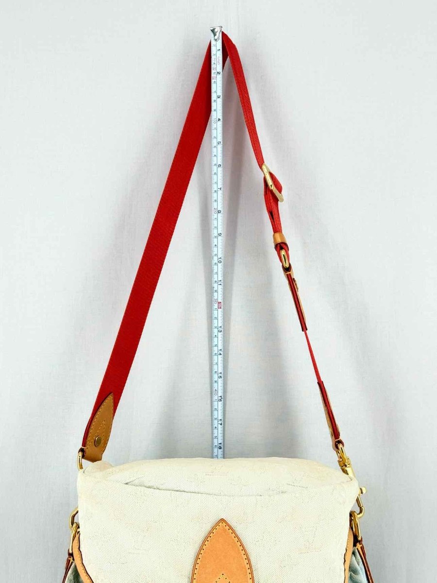 Pre - loved LOUIS VUITTON Blue Multicolor Monogram Shoulder Bag at Reems Closet