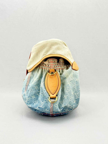 Pre - loved LOUIS VUITTON Blue Multicolor Monogram Shoulder Bag at Reems Closet