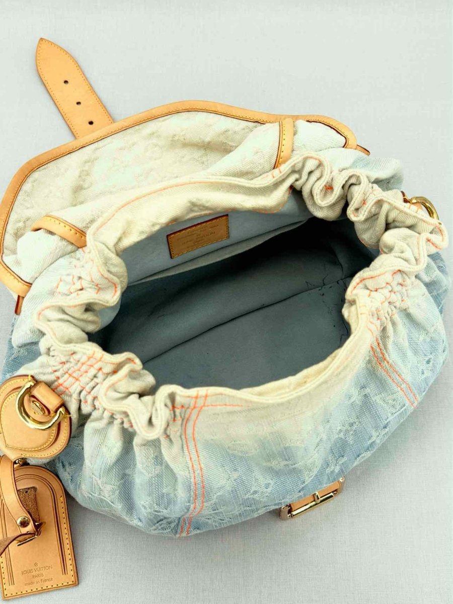 Pre - loved LOUIS VUITTON Blue Multicolor Monogram Shoulder Bag at Reems Closet