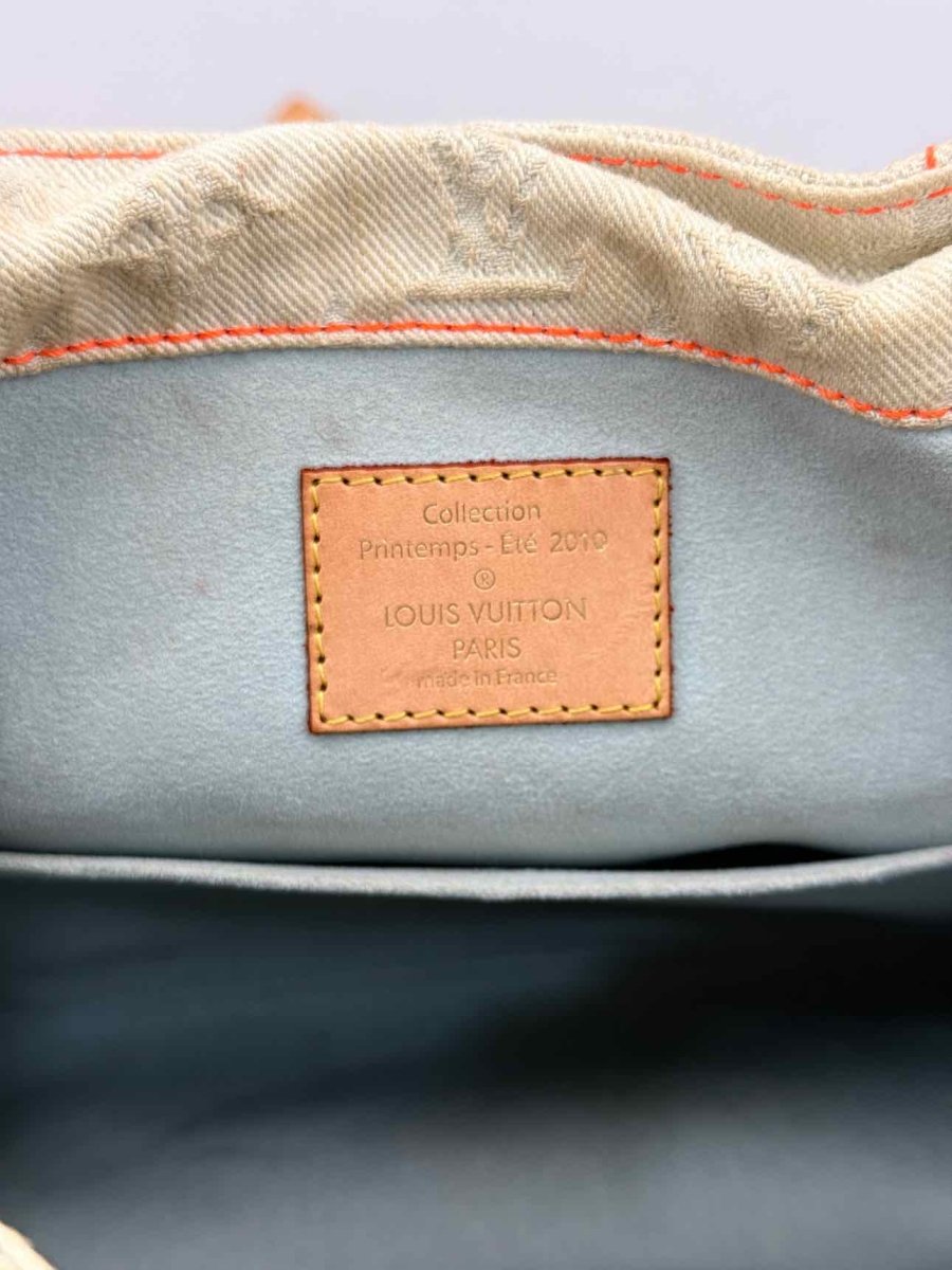 Pre - loved LOUIS VUITTON Blue Multicolor Monogram Shoulder Bag at Reems Closet