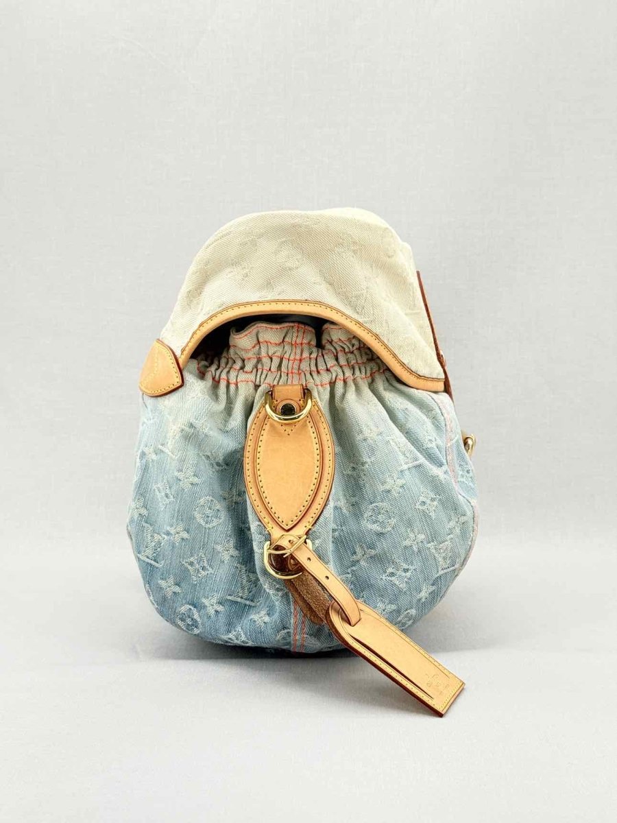 Pre - loved LOUIS VUITTON Blue Multicolor Monogram Shoulder Bag at Reems Closet