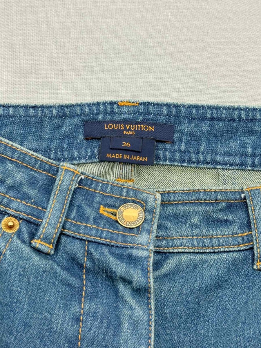 Pre - loved LOUIS VUITTON Blue Size US 0 Jeans at Reems Closet