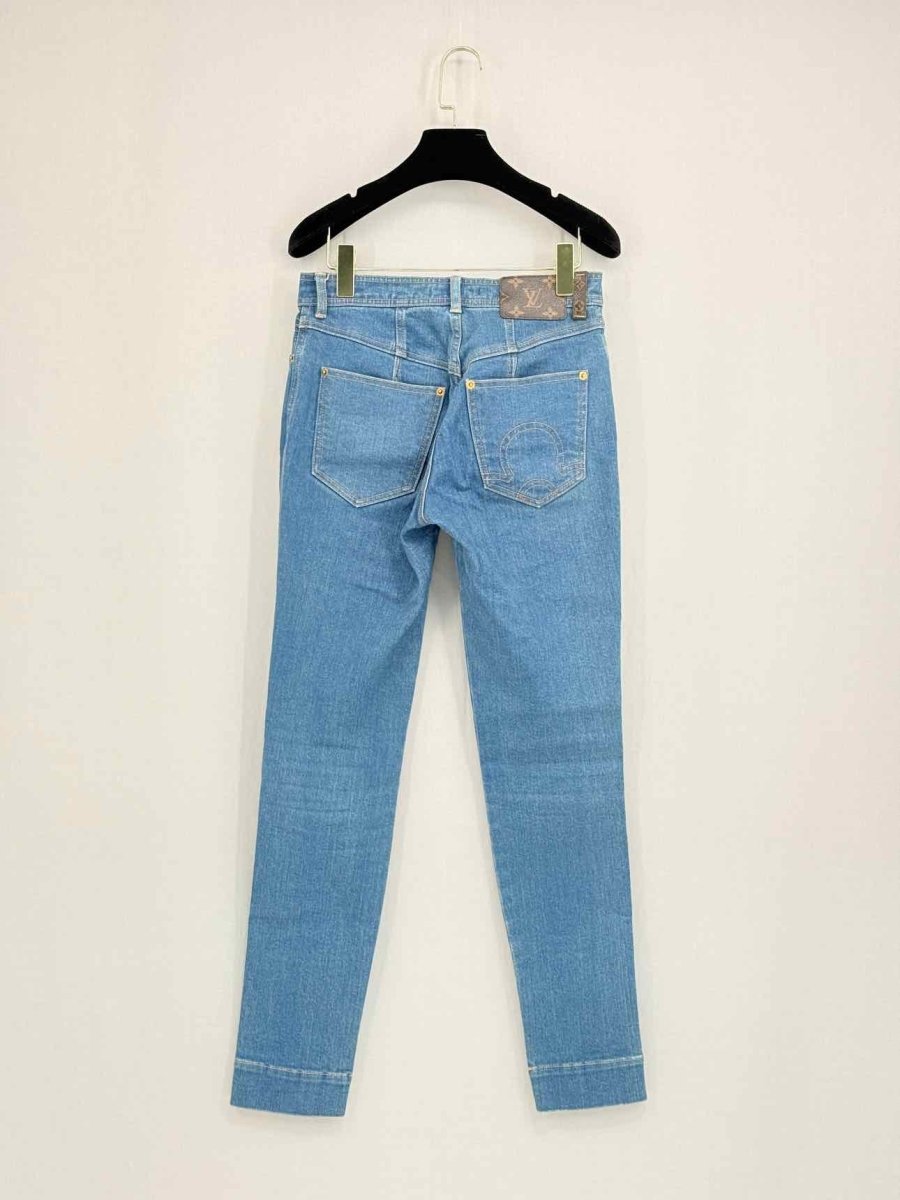 Pre - loved LOUIS VUITTON Blue Size US 0 Jeans at Reems Closet