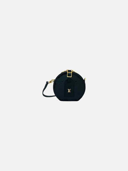 Pre - loved LOUIS VUITTON Boite Chapeau Black Monogram Shoulder Bag at Reems Closet