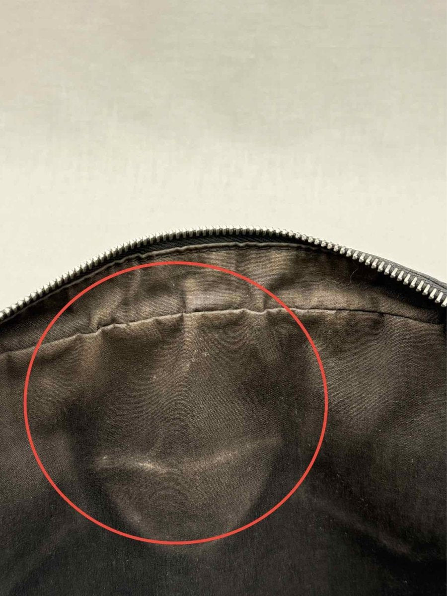 Pre - loved LOUIS VUITTON Bowling Montaigne Black Top Handle at Reems Closet