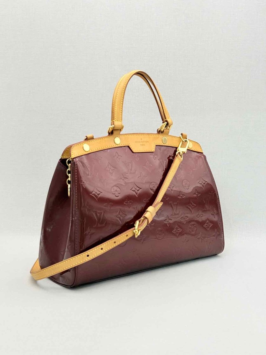 Pre-loved LOUIS VUITTON Brea Rouge Fauviste Monogram Top Handle at Reems Closet