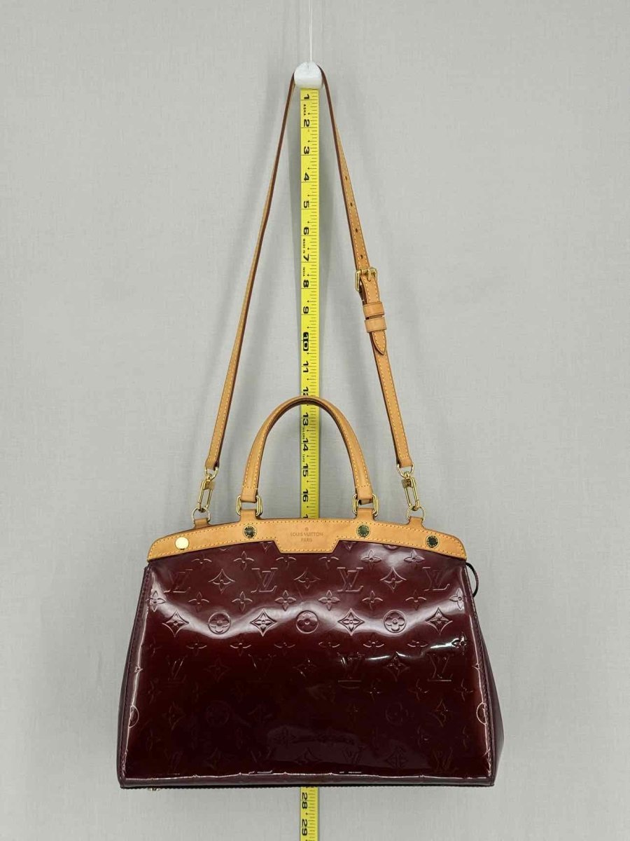 Pre-loved LOUIS VUITTON Brea Rouge Fauviste Monogram Top Handle at Reems Closet