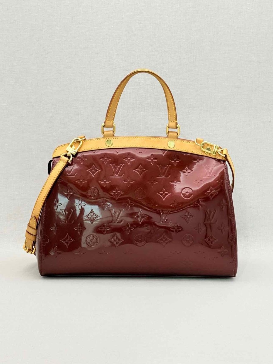 Pre-loved LOUIS VUITTON Brea Rouge Fauviste Monogram Top Handle at Reems Closet