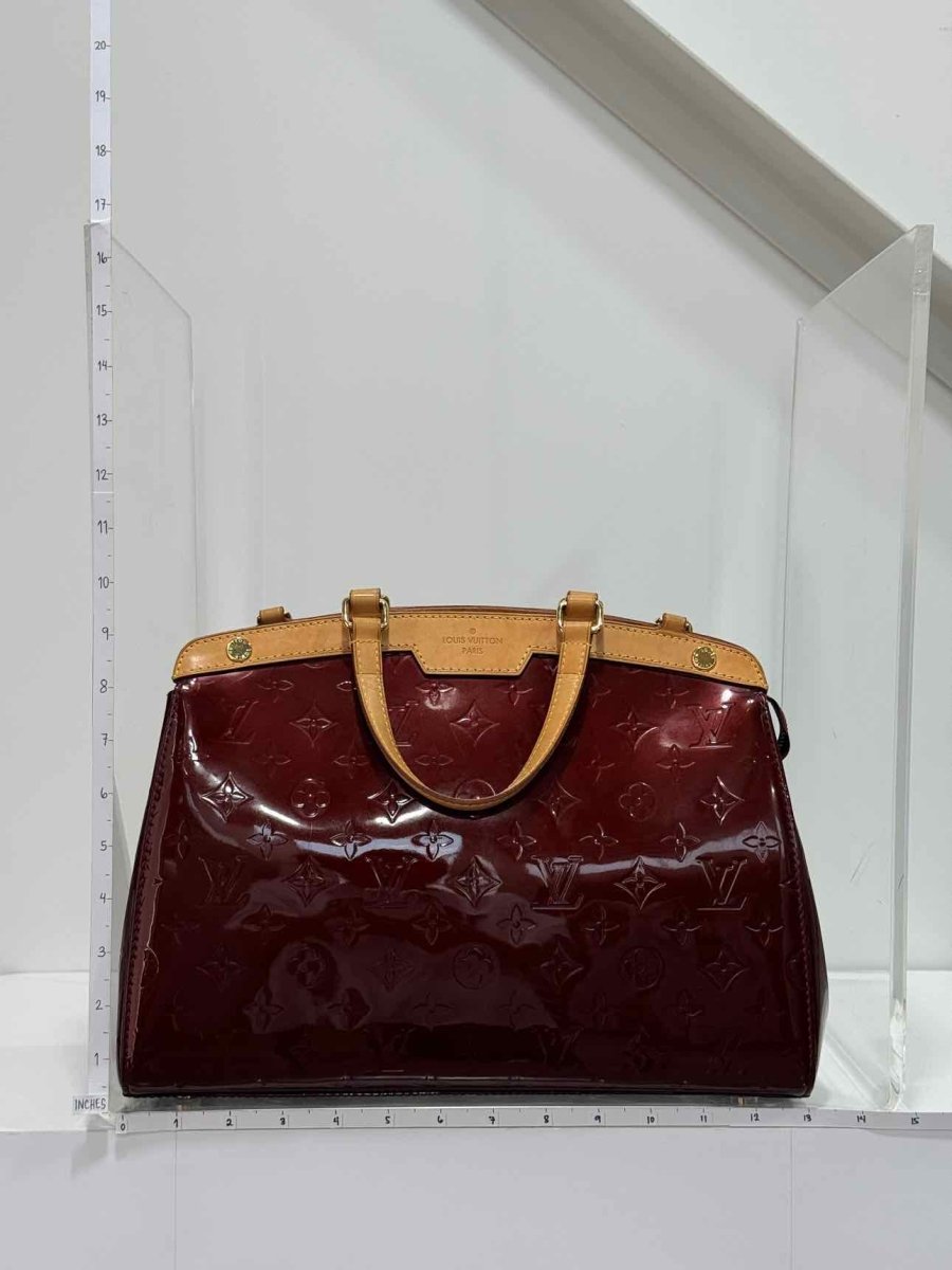 Pre-loved LOUIS VUITTON Brea Rouge Fauviste Monogram Top Handle at Reems Closet