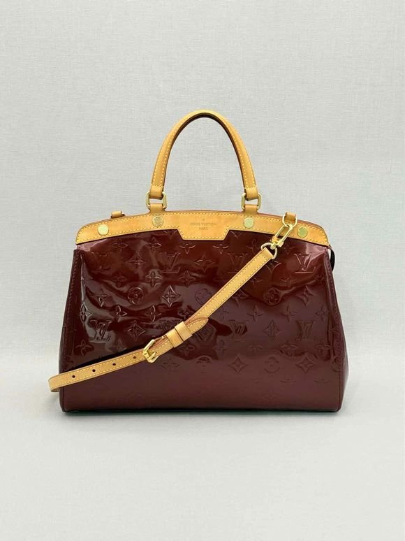 Pre-loved LOUIS VUITTON Brea Rouge Fauviste Monogram Top Handle at Reems Closet