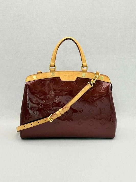 Pre-loved LOUIS VUITTON Brea Rouge Fauviste Monogram Top Handle at Reems Closet