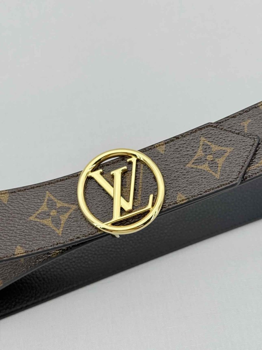Pre - loved LOUIS VUITTON Brown Belt at Reems Closet