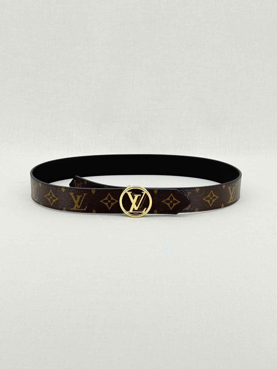 Pre - loved LOUIS VUITTON Brown Belt at Reems Closet