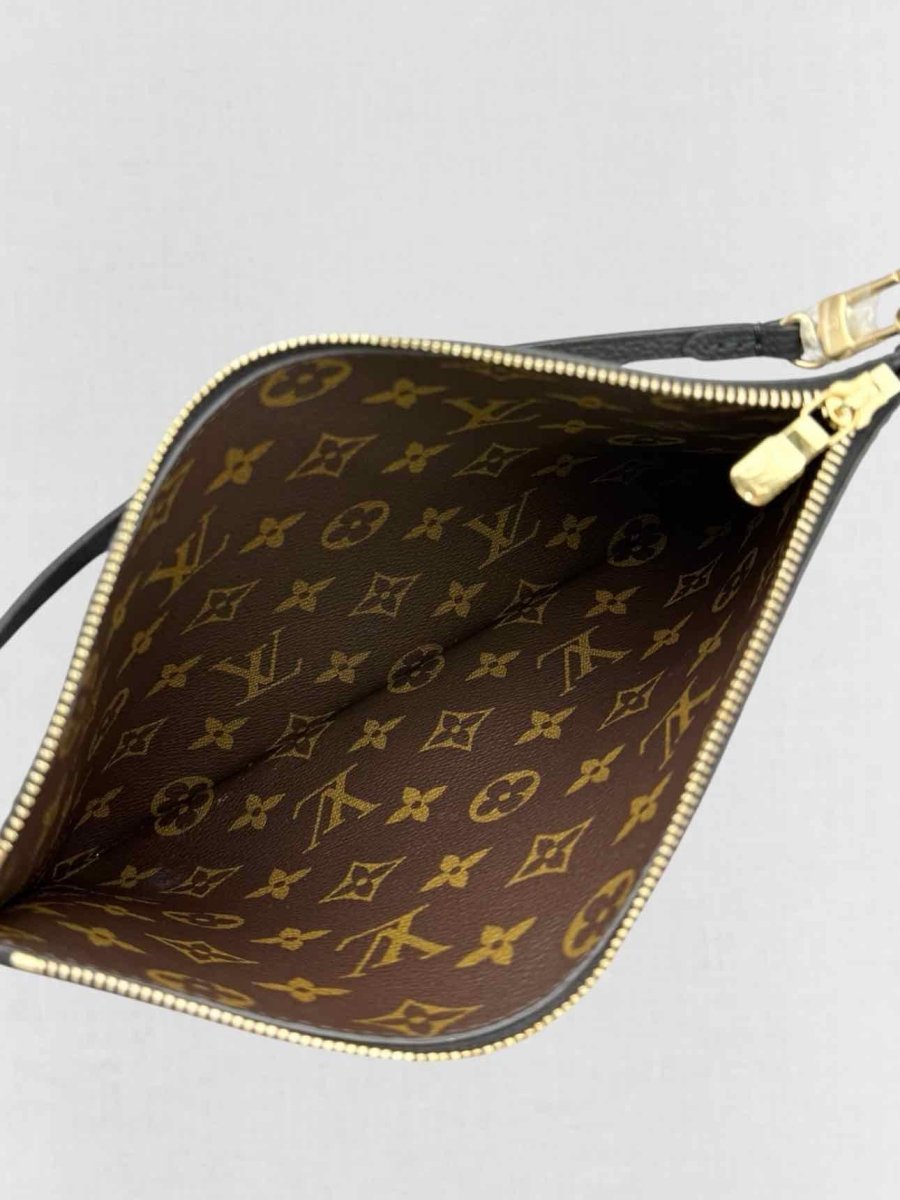 Pre - loved LOUIS VUITTON Brown & Black Monogram Tote Bag at Reems Closet