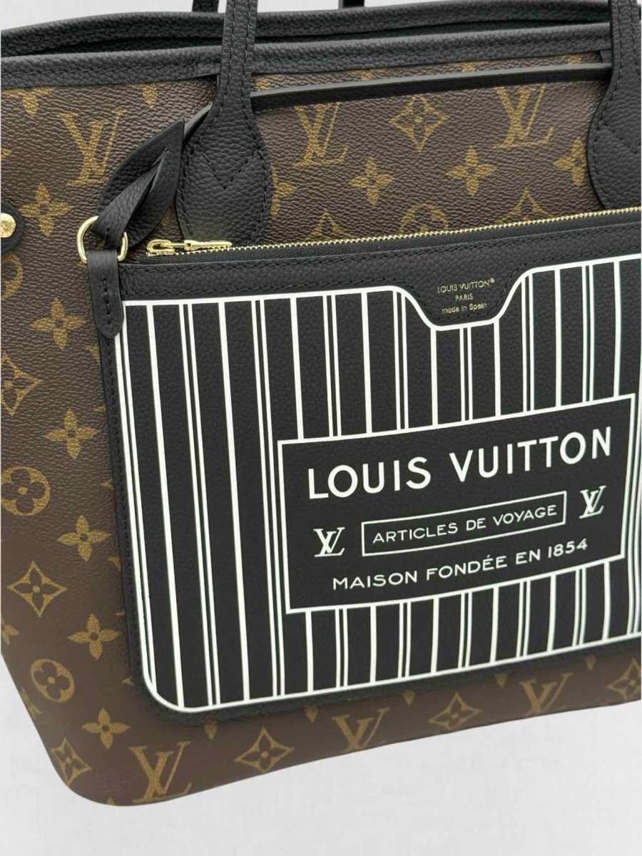 Pre - loved LOUIS VUITTON Brown & Black Monogram Tote Bag at Reems Closet