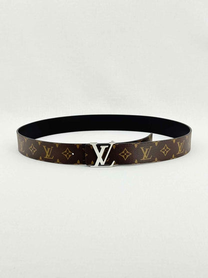 Pre - loved LOUIS VUITTON Brown Monogram Belt at Reems Closet