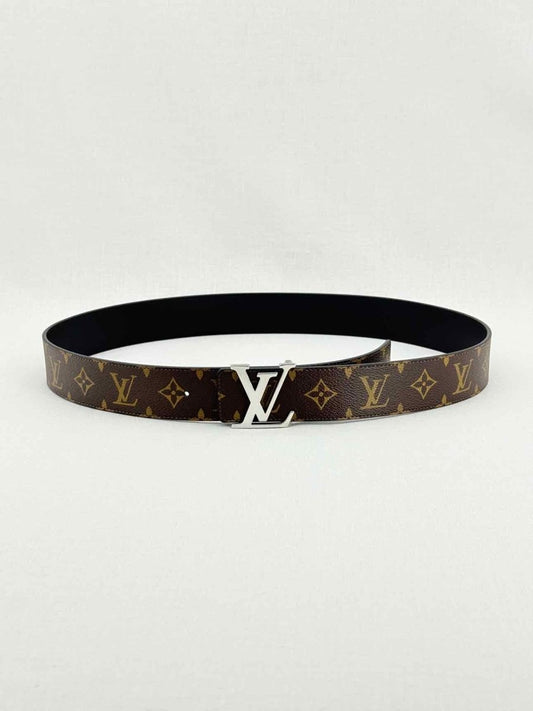 Pre - loved LOUIS VUITTON Brown Monogram Belt at Reems Closet