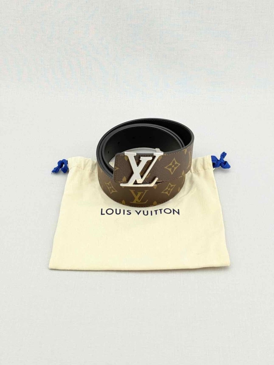 Pre - loved LOUIS VUITTON Brown Monogram Belt at Reems Closet