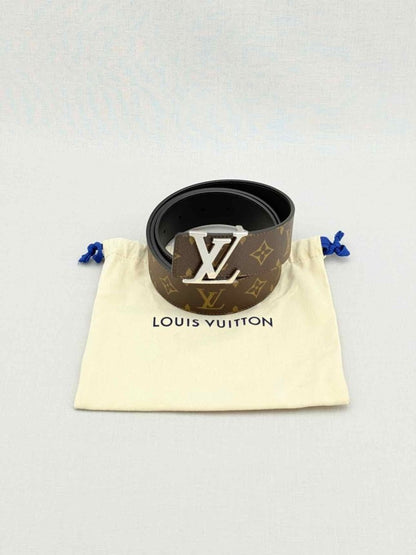 Pre - loved LOUIS VUITTON Brown Monogram Belt at Reems Closet