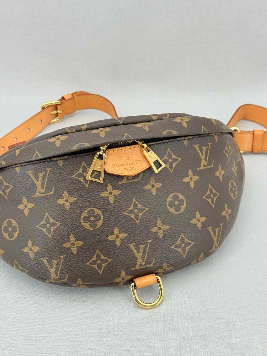 Pre - loved LOUIS VUITTON Brown Monogram Belt Bag at Reems Closet