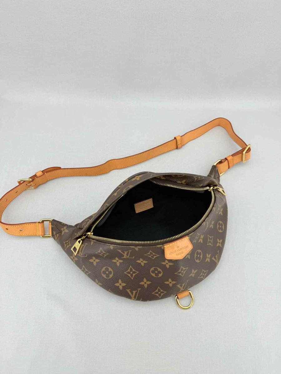 Pre - loved LOUIS VUITTON Brown Monogram Belt Bag at Reems Closet