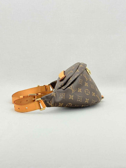 Pre - loved LOUIS VUITTON Brown Monogram Belt Bag at Reems Closet
