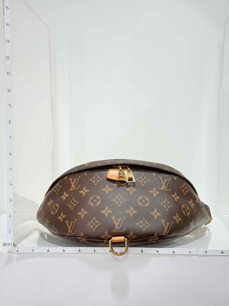 Pre - loved LOUIS VUITTON Brown Monogram Belt Bag at Reems Closet