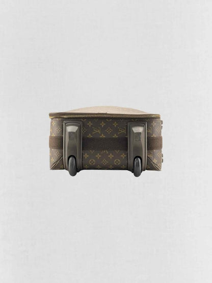 Pre - loved LOUIS VUITTON Brown Monogram Rolling Luggage at Reems Closet