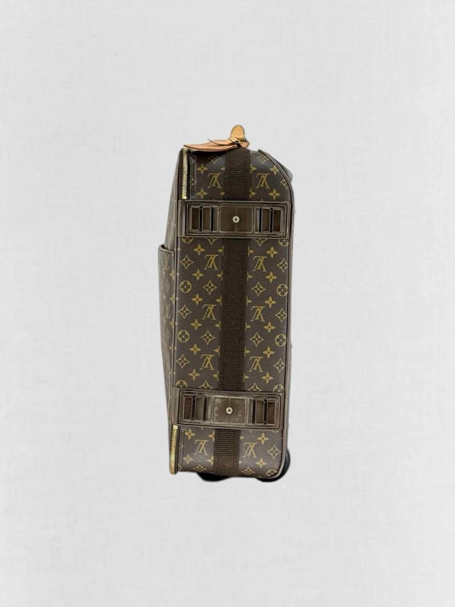 Pre - loved LOUIS VUITTON Brown Monogram Rolling Luggage at Reems Closet