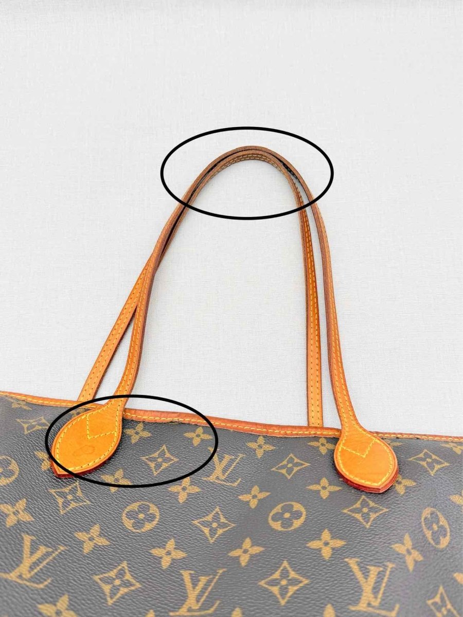 Pre - loved LOUIS VUITTON Brown Monogram Shoulder Bag at Reems Closet