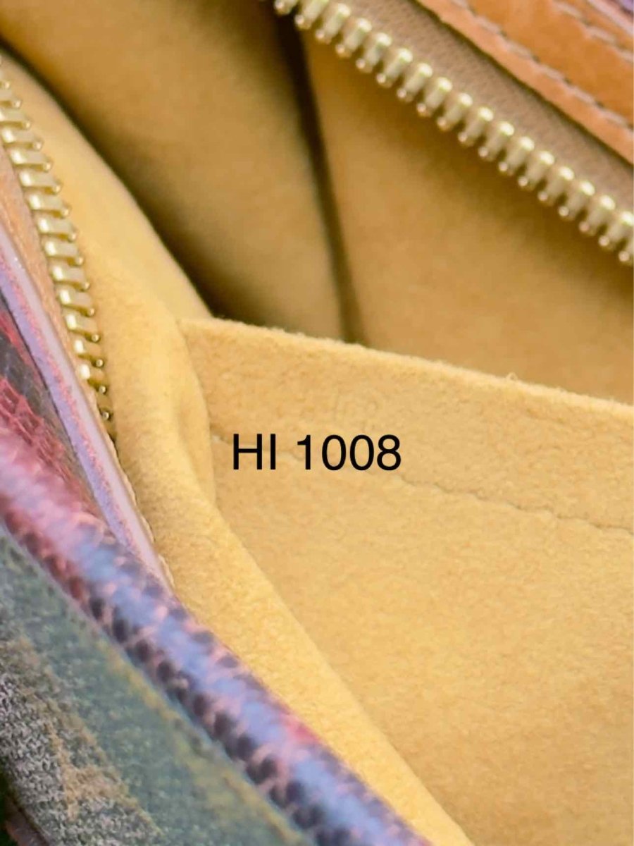 Pre-loved LOUIS VUITTON Brown Multicolor Monogram Top Handle at Reems Closet