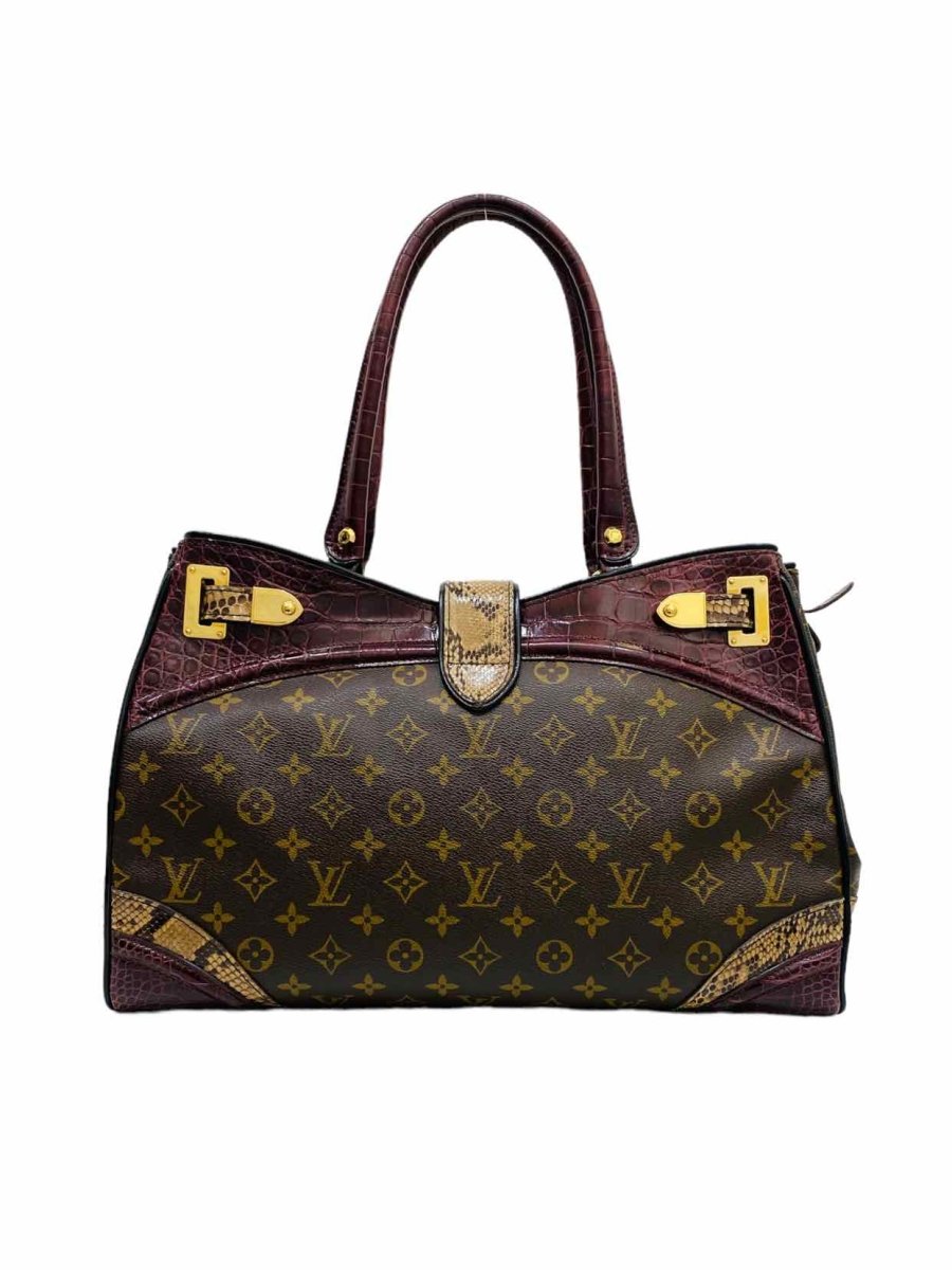 Pre - loved LOUIS VUITTON Brown Tote Bag at Reems Closet