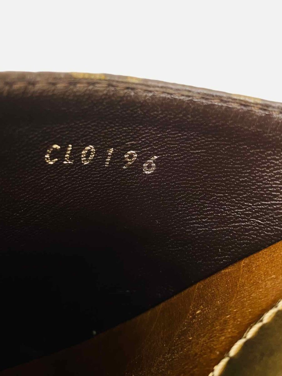 Pre - loved LOUIS VUITTON Canopy Brown & Gold Monogram Clogs 36 at Reems Closet