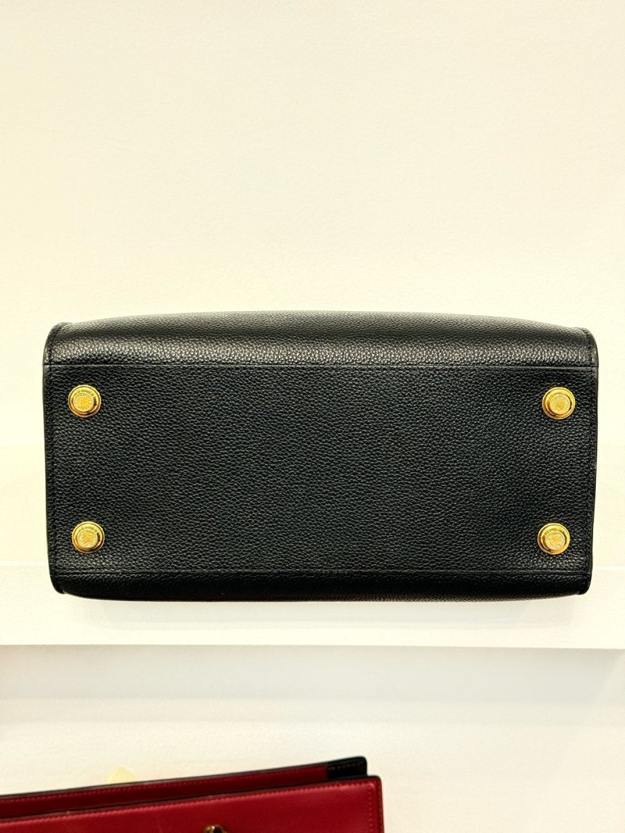Pre - loved LOUIS VUITTON City Streamer Black Top Handle at Reems Closet