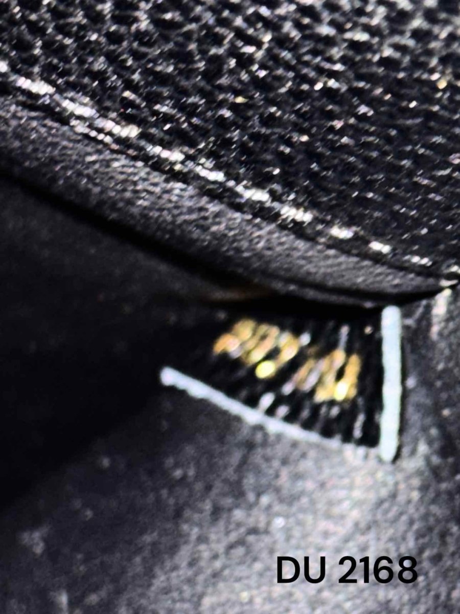 Pre - loved LOUIS VUITTON City Streamer Black Top Handle at Reems Closet