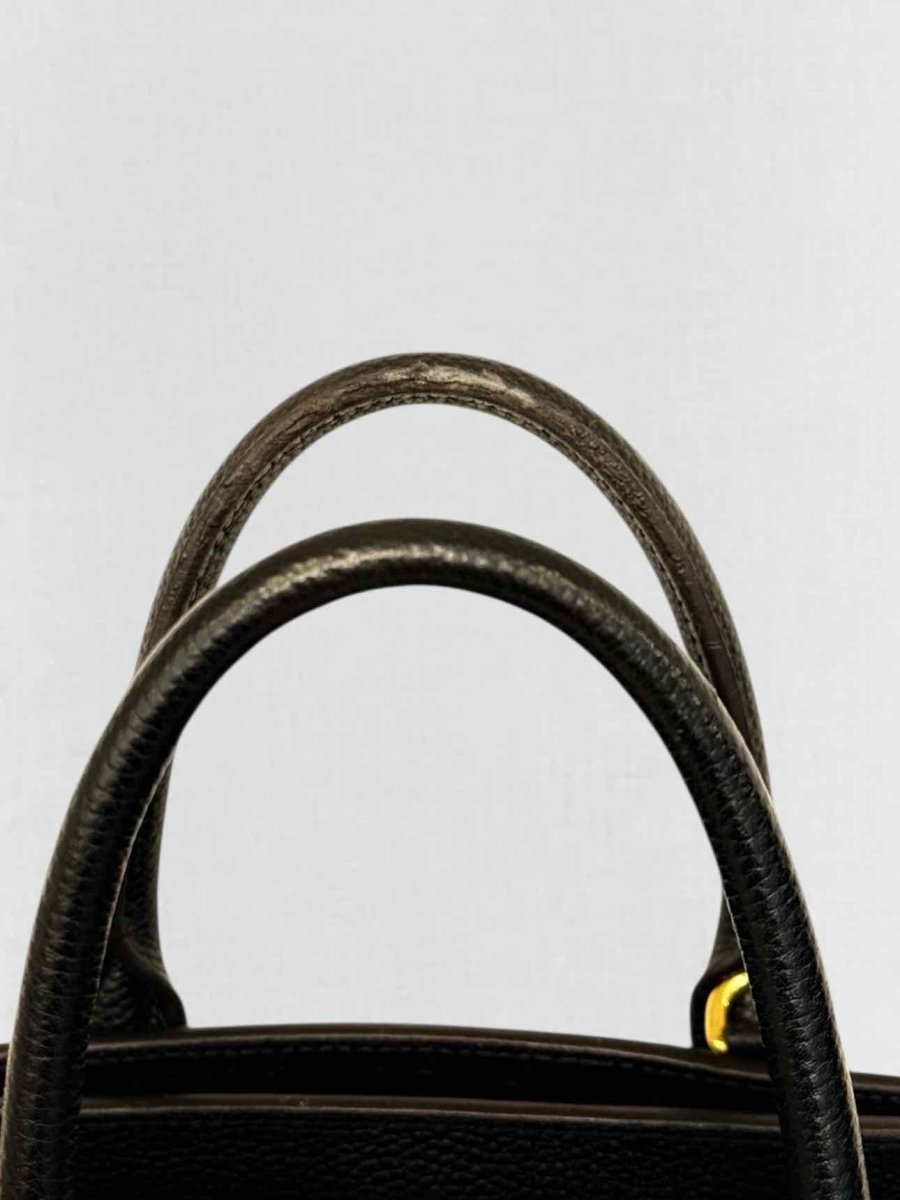 Pre - loved LOUIS VUITTON City Streamer Black Top Handle at Reems Closet